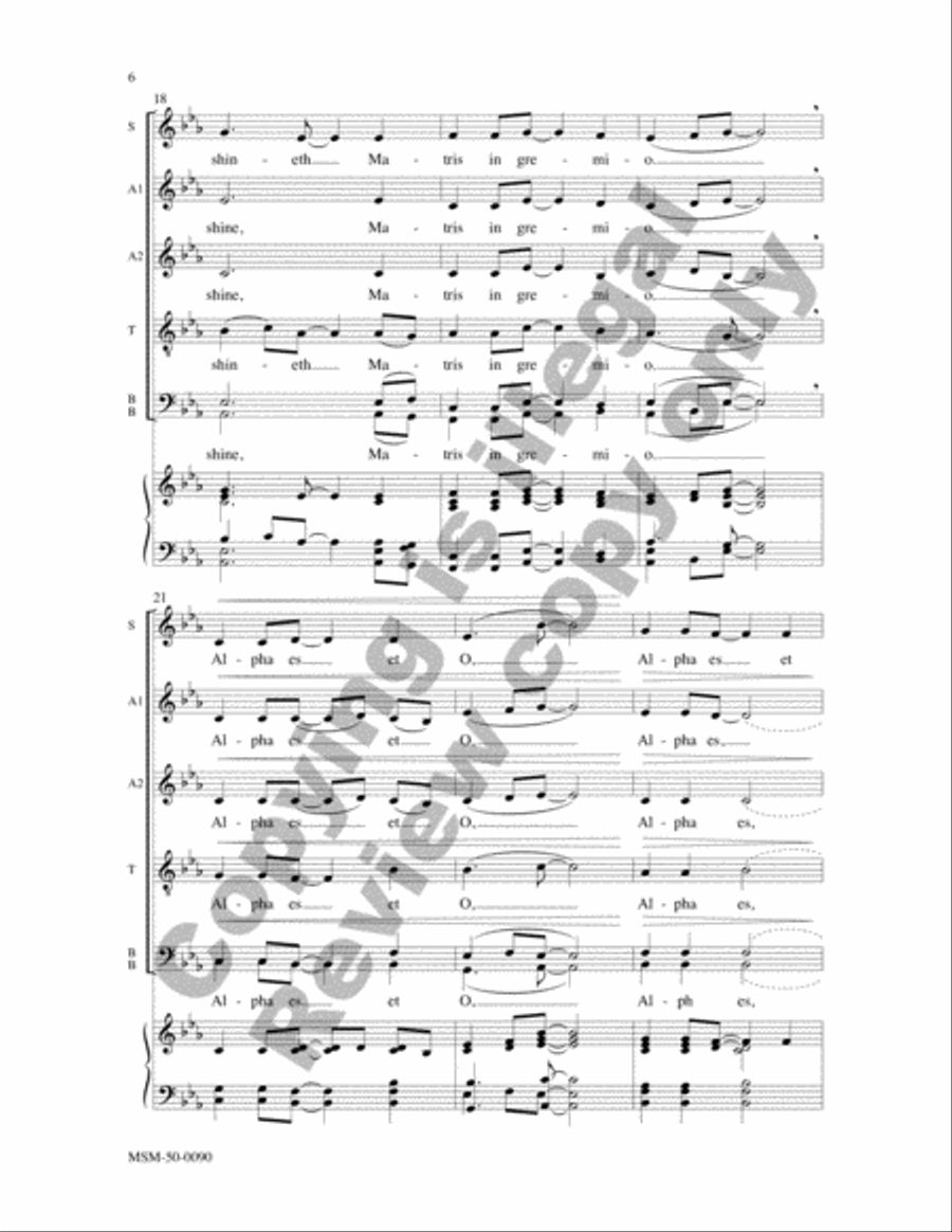 In dulci jubilo In dulci jubilo Divisi scores gallery preview page 5