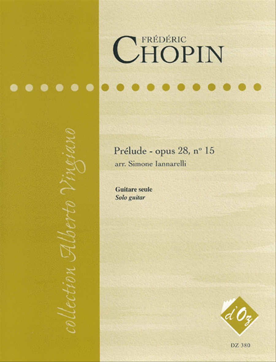 Prélude, opus 28, no 15 Classical Guitar scores gallery preview page 1