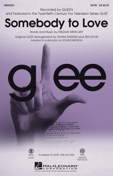Somebody to Love (from Glee) - CD