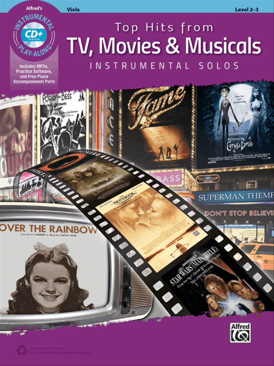 Top Hits from TV, Movies & Musicals Instrumental Solos for Strings image number null