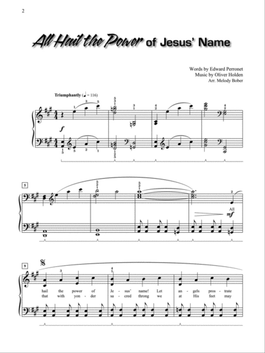Play Hymns, Book 4 Piano Solo scores gallery preview page 2