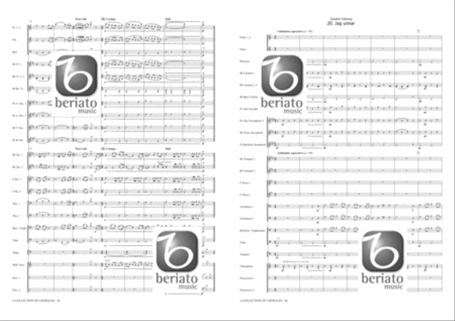 A Collection of Chorales Concert Band scores gallery preview page 34