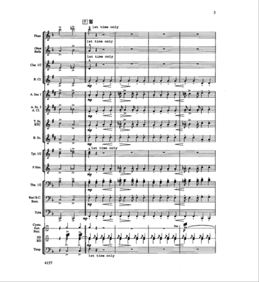 Mt. Hood Portrait Concert Band scores gallery preview page 3