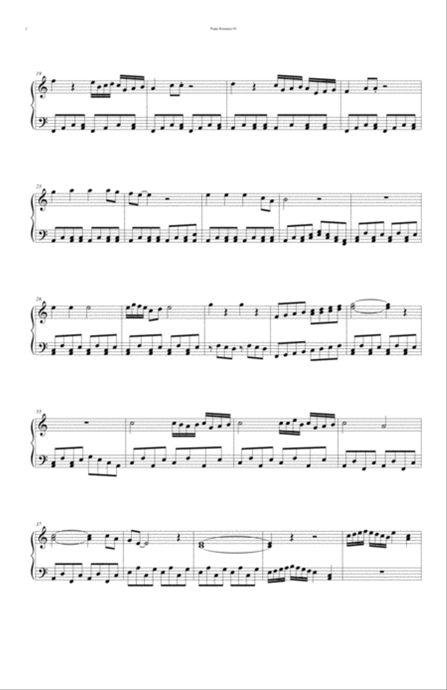 Piano Romance #8 Piano Solo scores gallery preview page 2