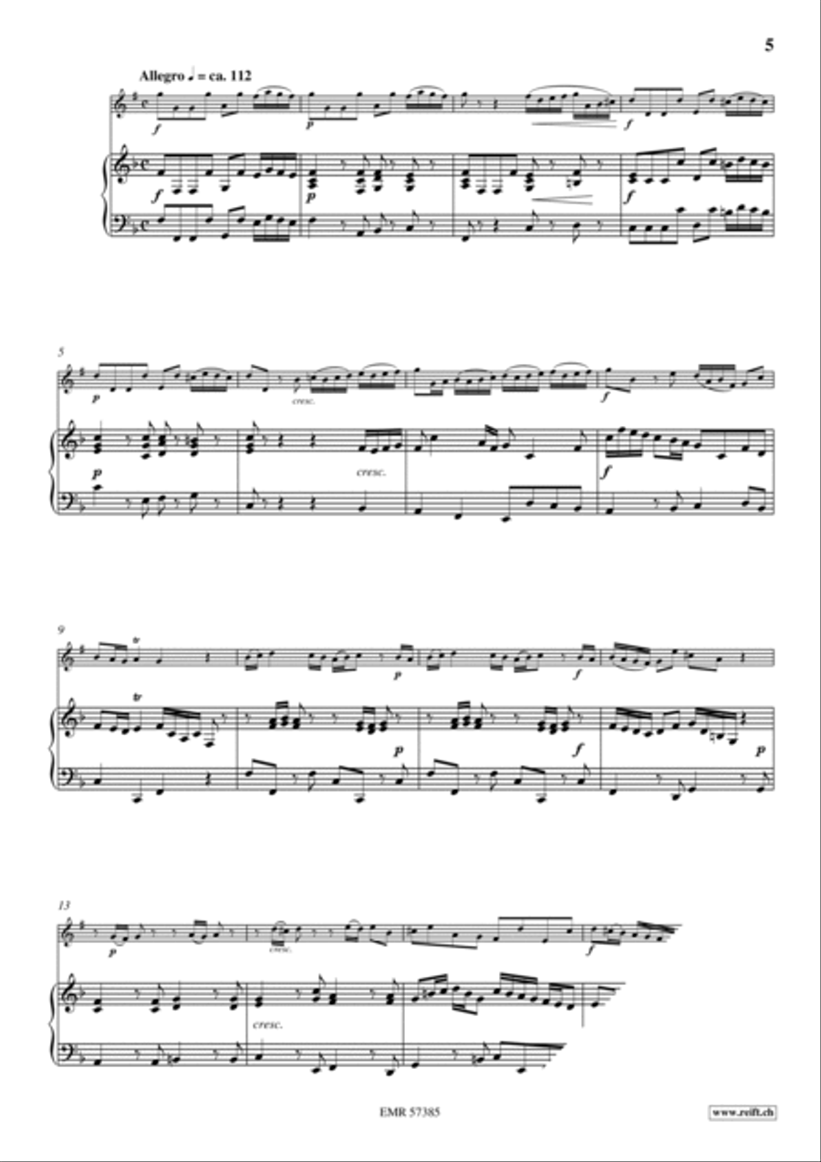 Sonata No. 3 Tenor Saxophone scores gallery preview page 6