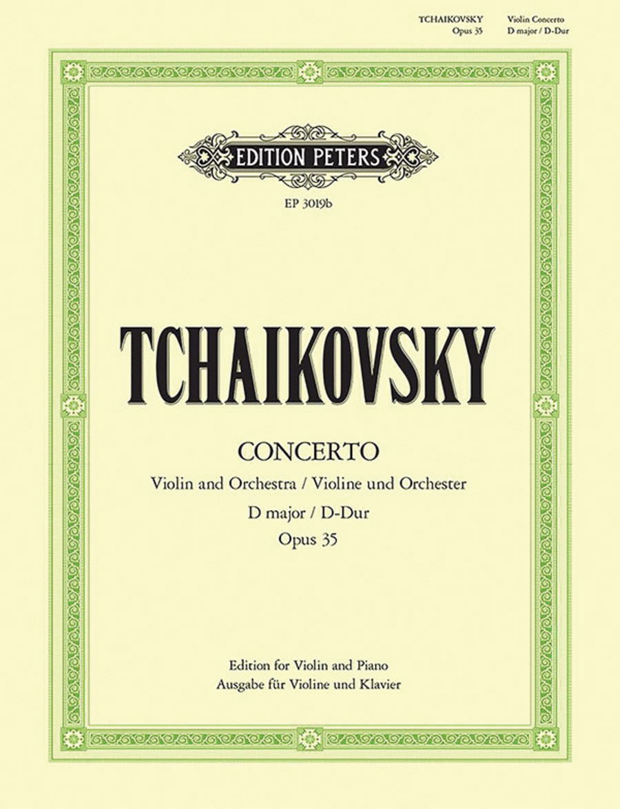 Violin Concerto in D major, Op.35 Violin Solo scores gallery preview page 1