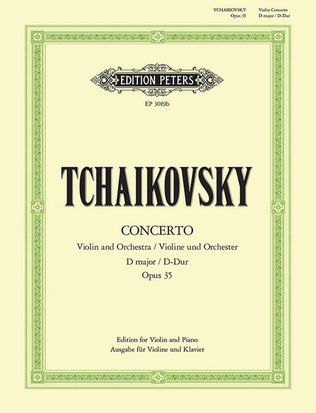 Book cover for Violin Concerto in D major, Op.35