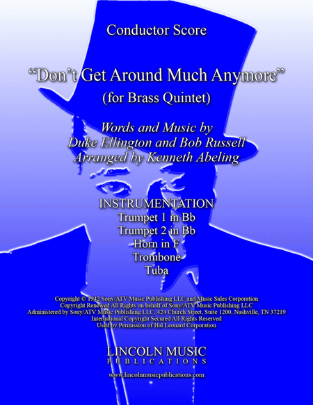 Don't Get Around Much Anymore by Kenneth Abeling Brass Ensemble - Digital Sheet Music