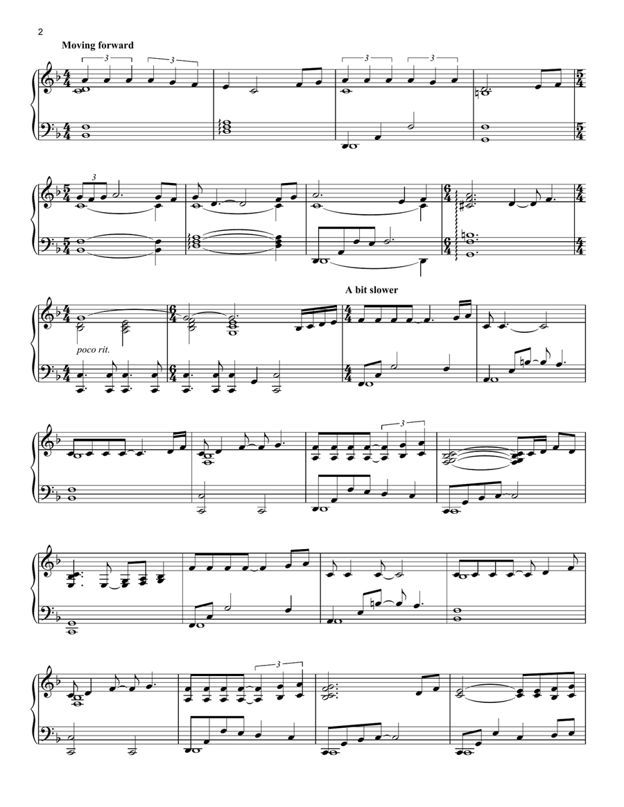 Part Of Your World (from The Little Mermaid) Piano Solo scores gallery preview page 2