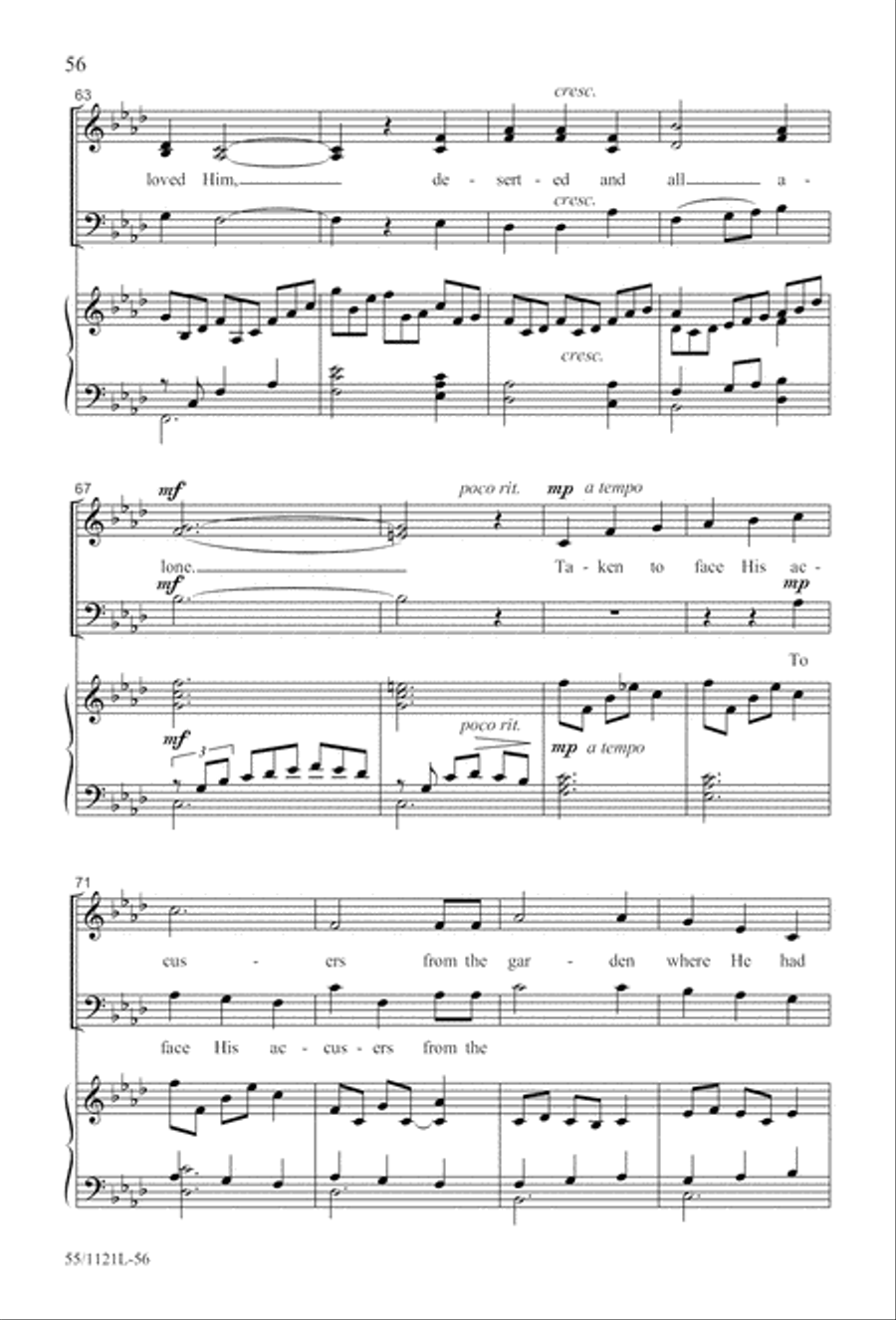Touched by the Christ Touched by the Christ 3-Part scores gallery preview page 57
