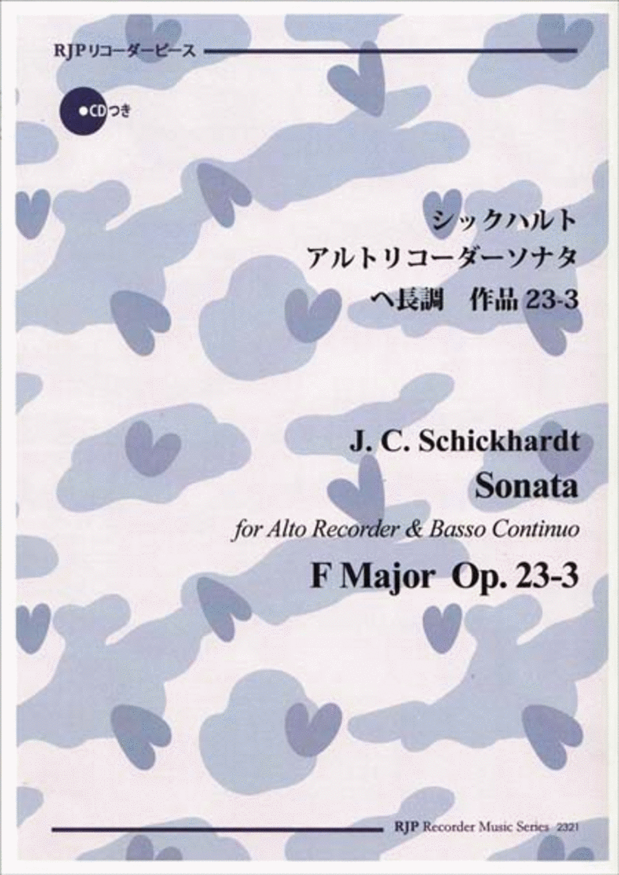 Sonata F Major, Op. 23-3 Alto Recorder scores gallery preview page 1