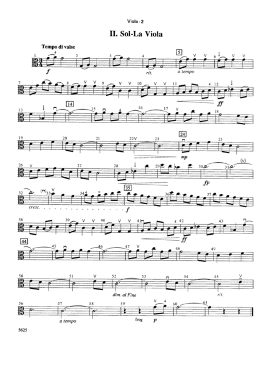Serendipity Suite: Viola String Orchestra scores gallery preview page 2