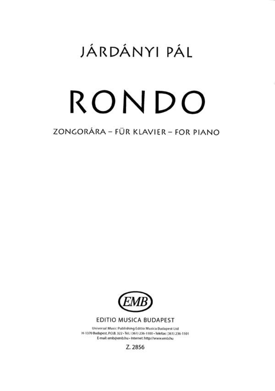 Rondo Piano Solo scores gallery preview page 1