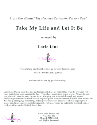 Book cover for Take My Life And Let It Be
