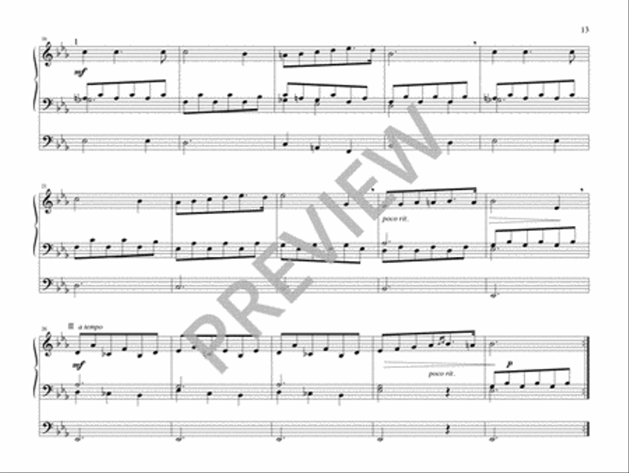 Four Schubert Classics for Organ Organ Solo scores gallery preview page 15