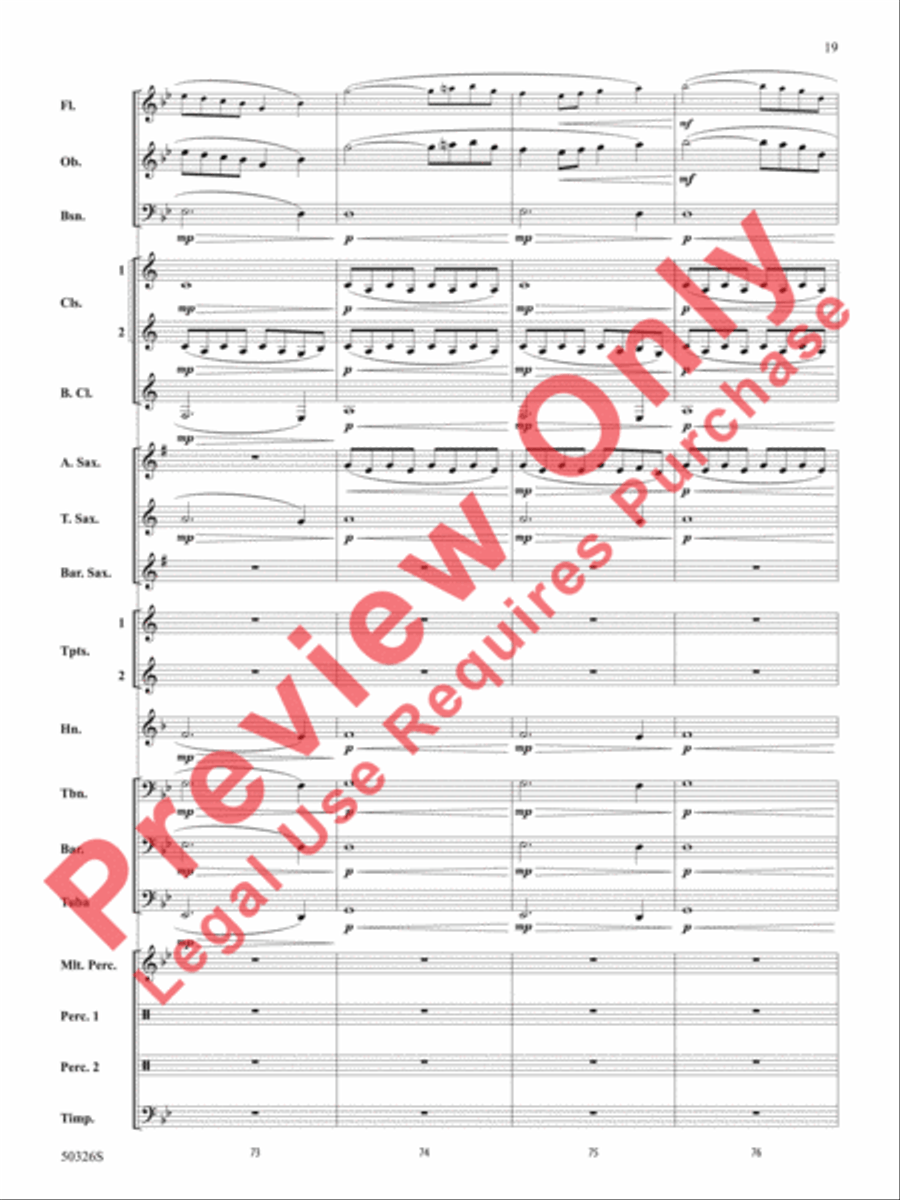Intenso Concert Band scores gallery preview page 20