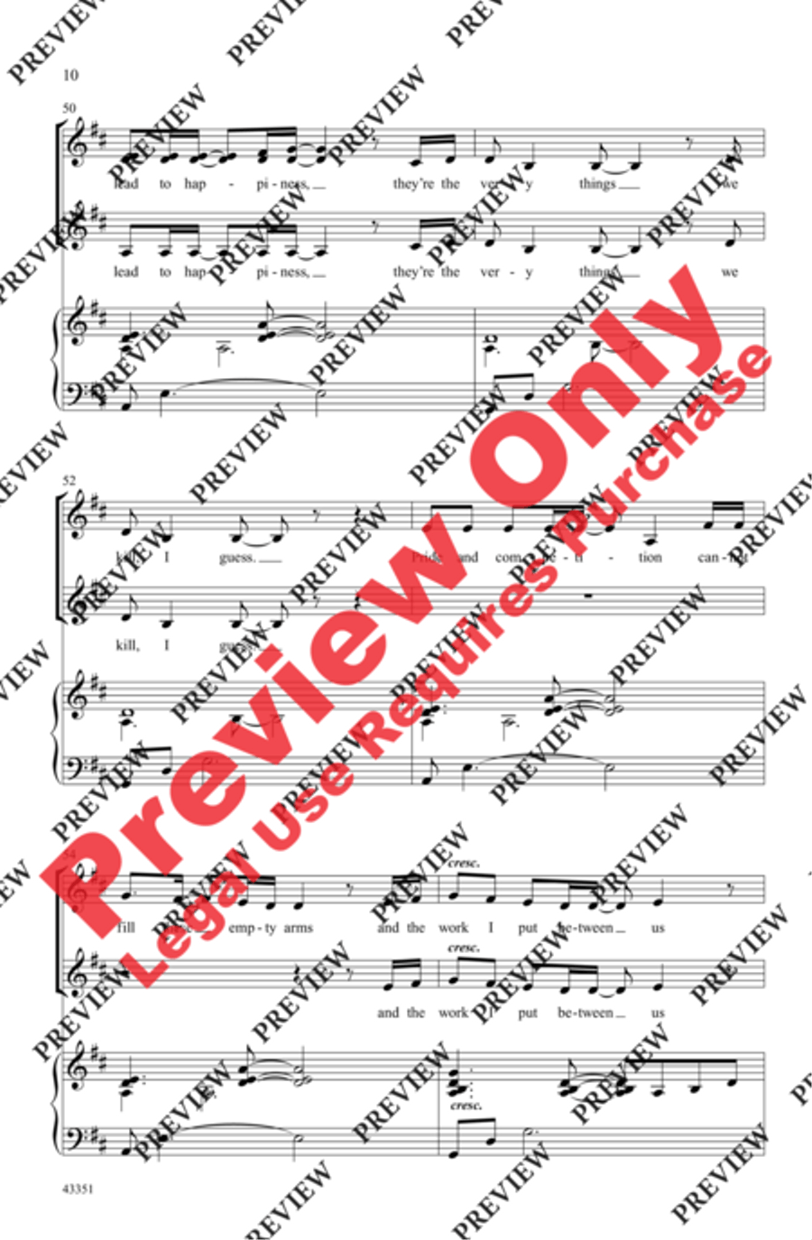 The Heart of the Matter Women's Choir scores gallery preview page 9