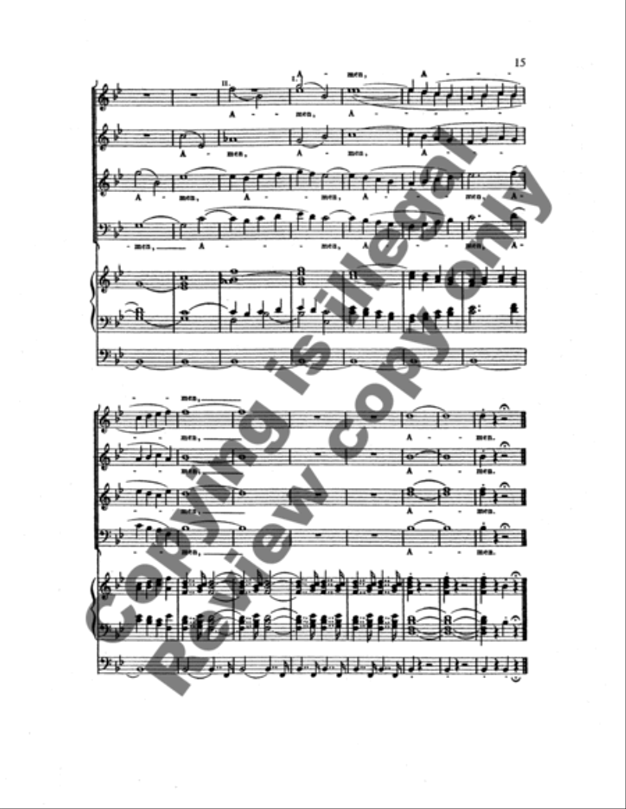 Gloria in Excelsis (Coronation Music) 4-Part scores gallery preview page 16