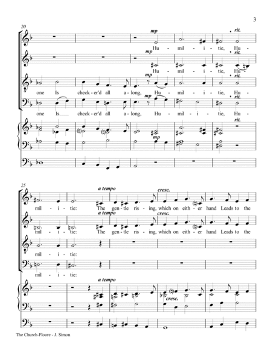 The Church-Floore The Church-Floore 4-Part scores gallery preview page 3