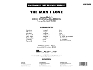 Book cover for The Man I Love (arr. Mark Taylor) - Conductor Score (Full Score)