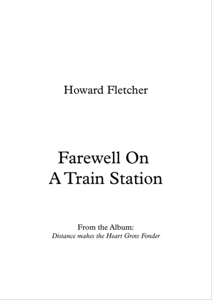 Farewell On A Train Station Piano Solo scores gallery preview page 1