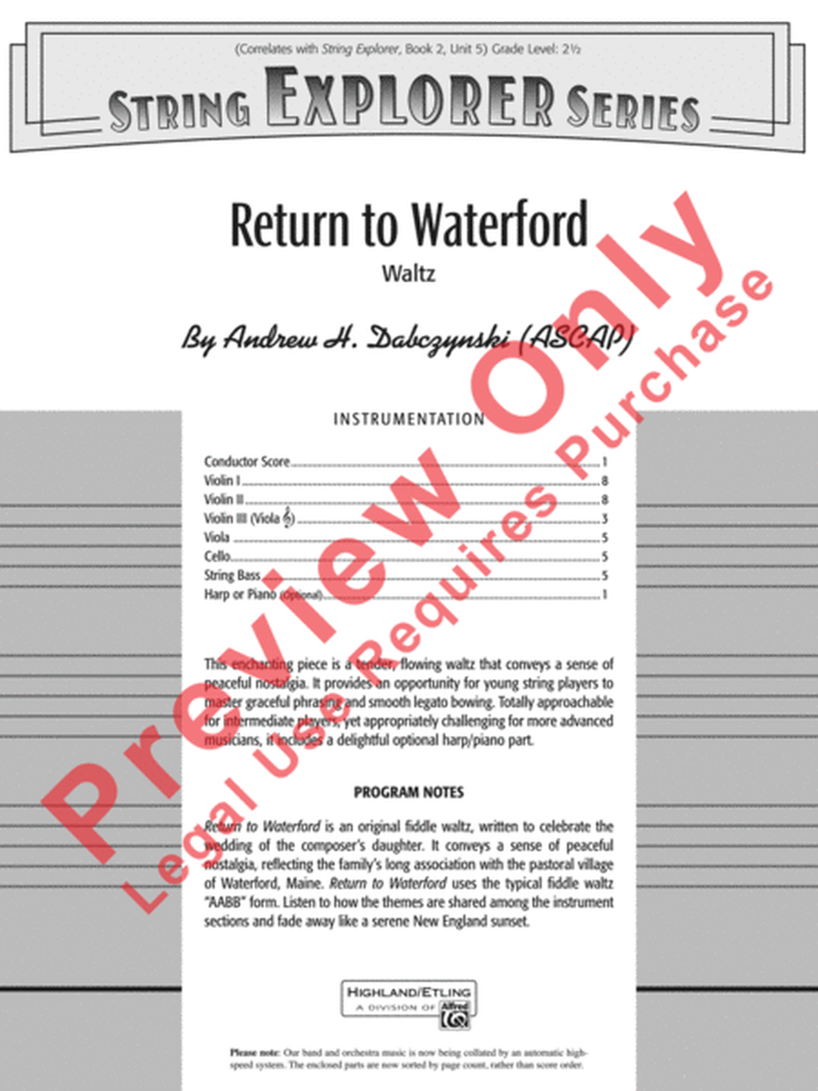 Return to Waterford