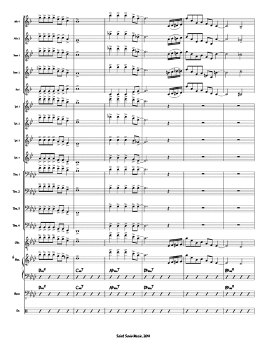 The Teller Jazz Ensemble scores gallery preview page 6