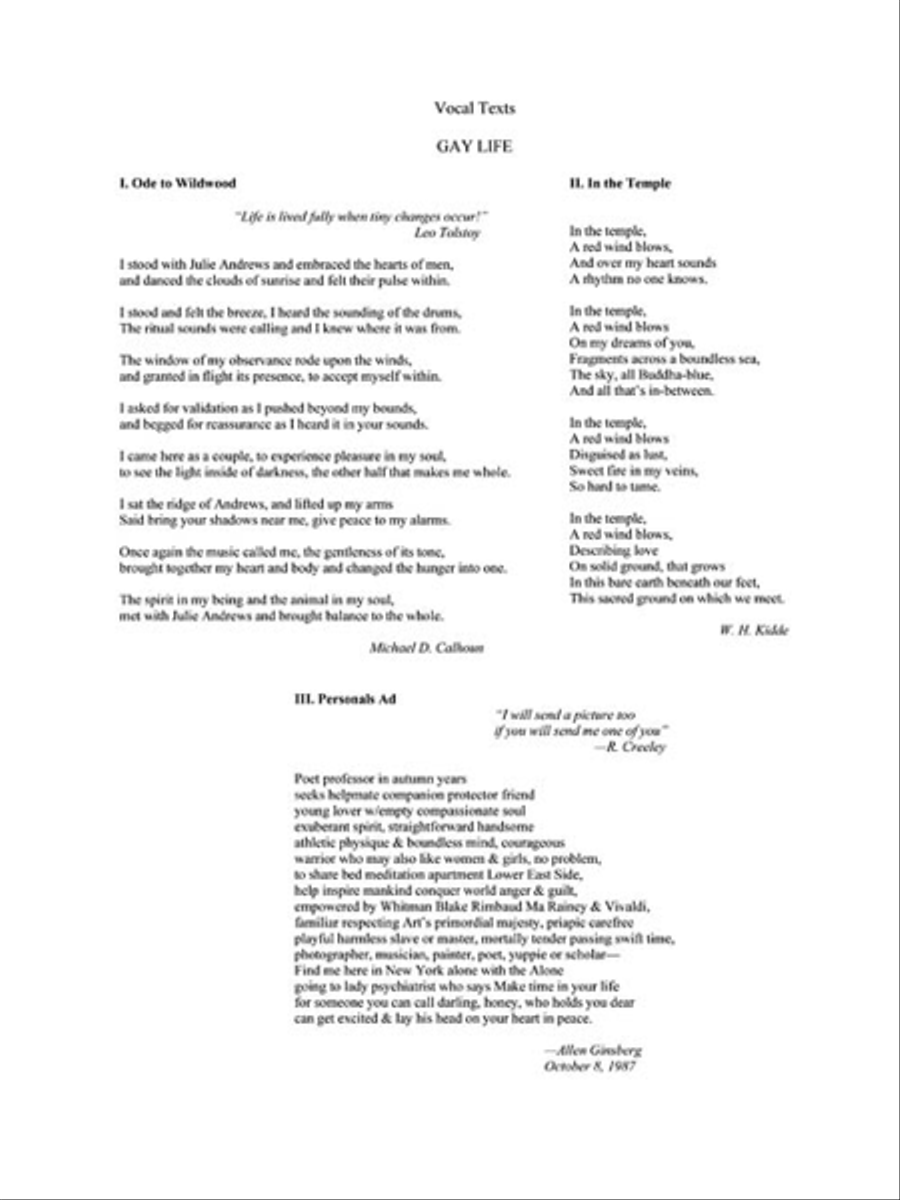 Songs for Baritone and Piano Voice Solo scores gallery preview page 5