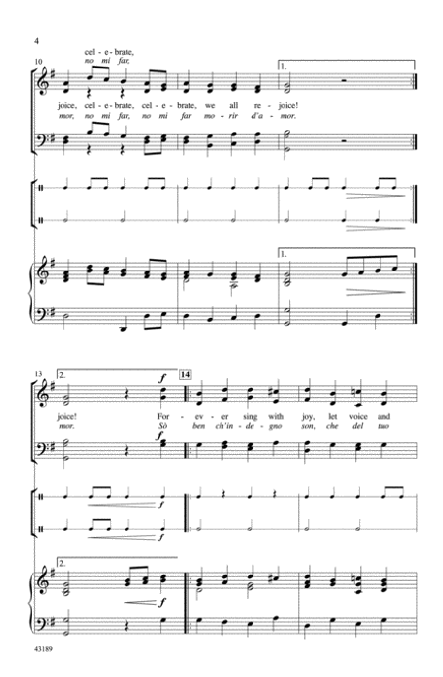 O Hear the Joyful Singing A Cappella scores gallery preview page 3