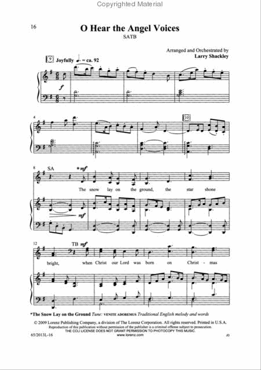 A Christmas Carol Gallery - SATB Score with CD 4-Part scores gallery preview page 3