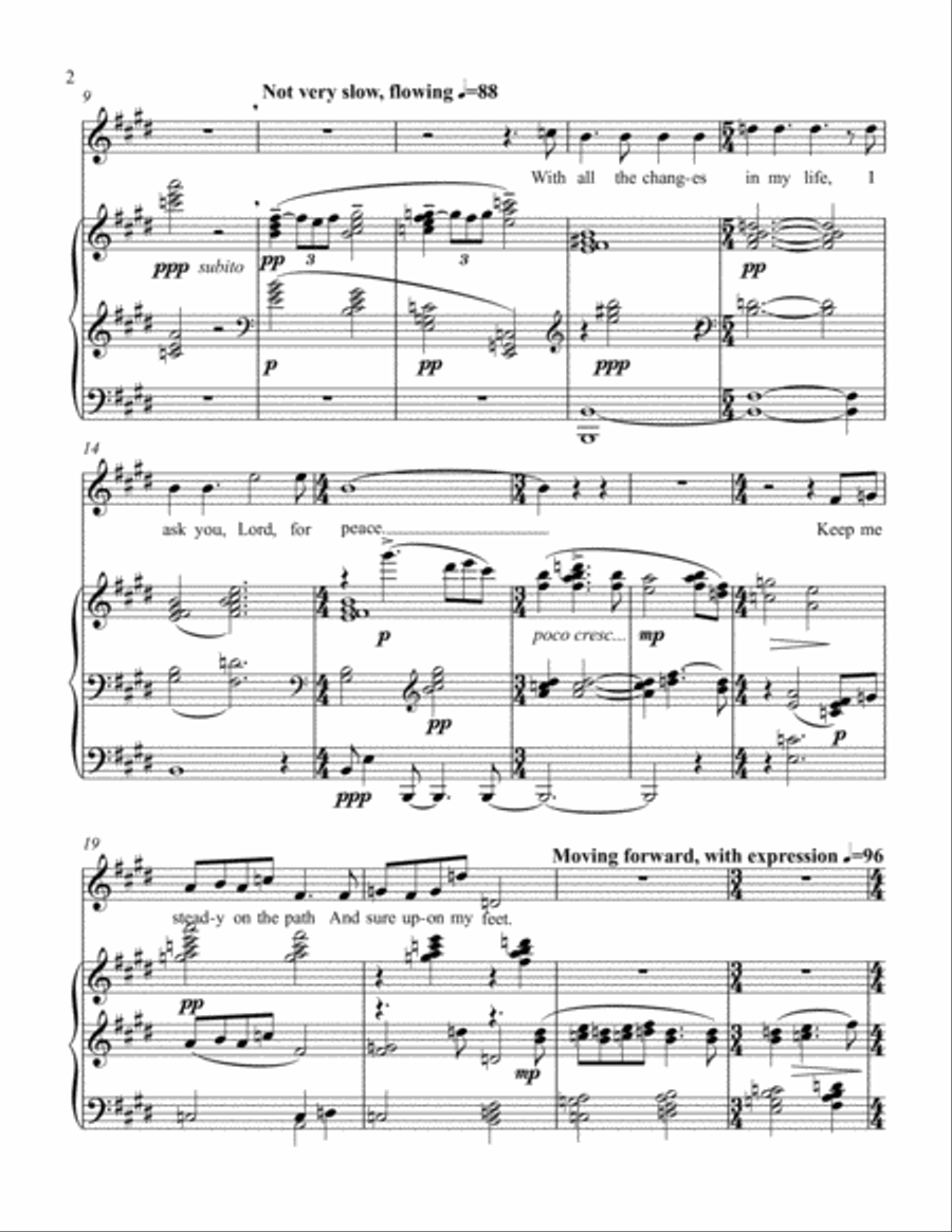 You Are Light (Looking Ahead) Voice scores gallery preview page 2