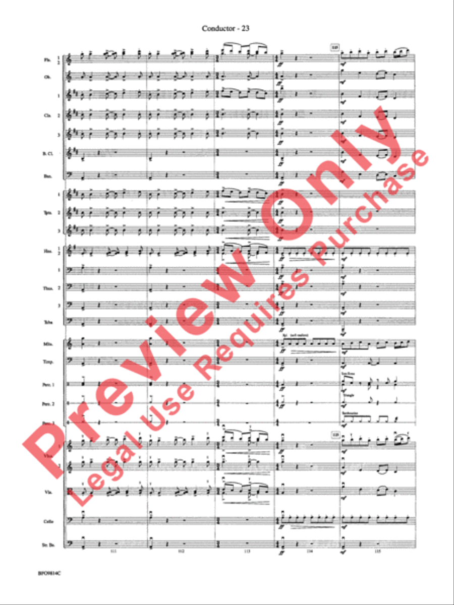 Into the Storm Full Orchestra scores gallery preview page 26