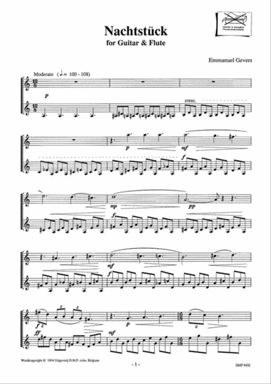 Nachtstück Nachtstück Flute scores gallery preview page 2