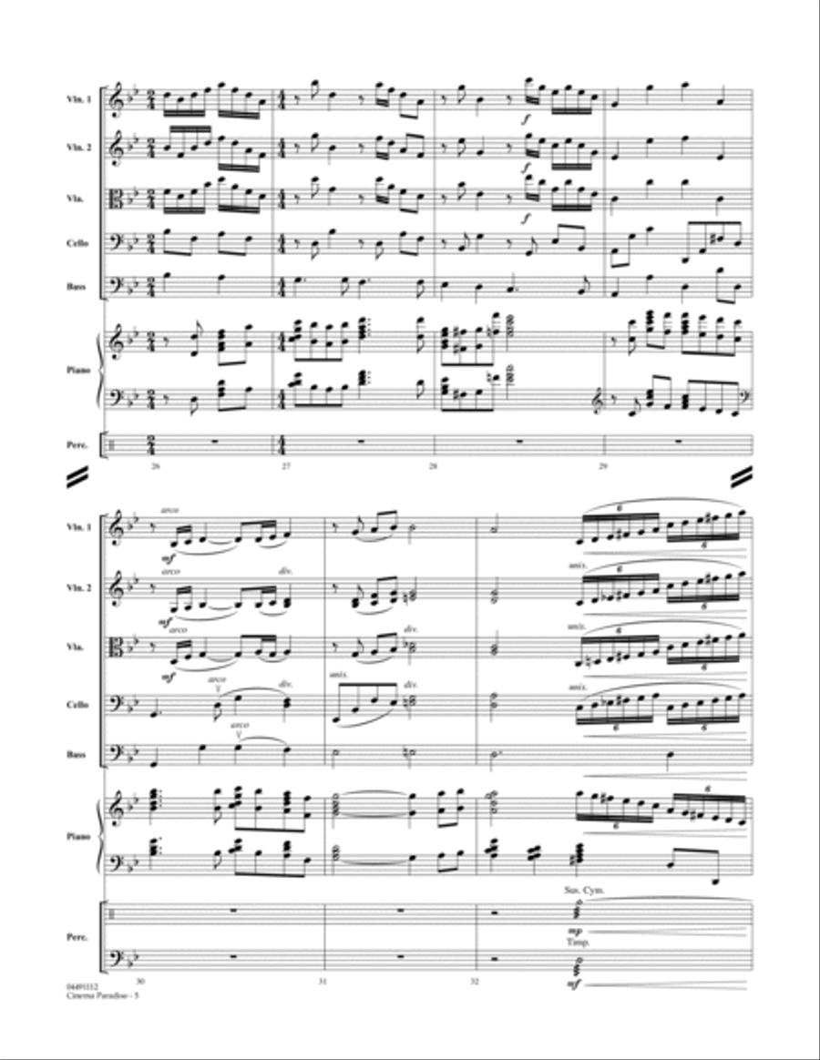 Cinema Paradiso - Full Score