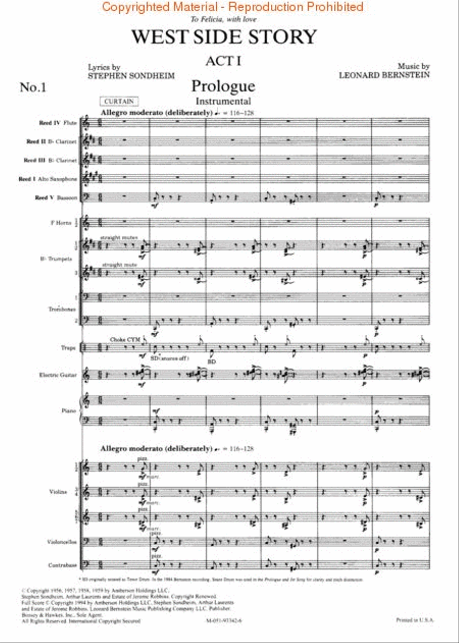 West Side Story (Full Score)