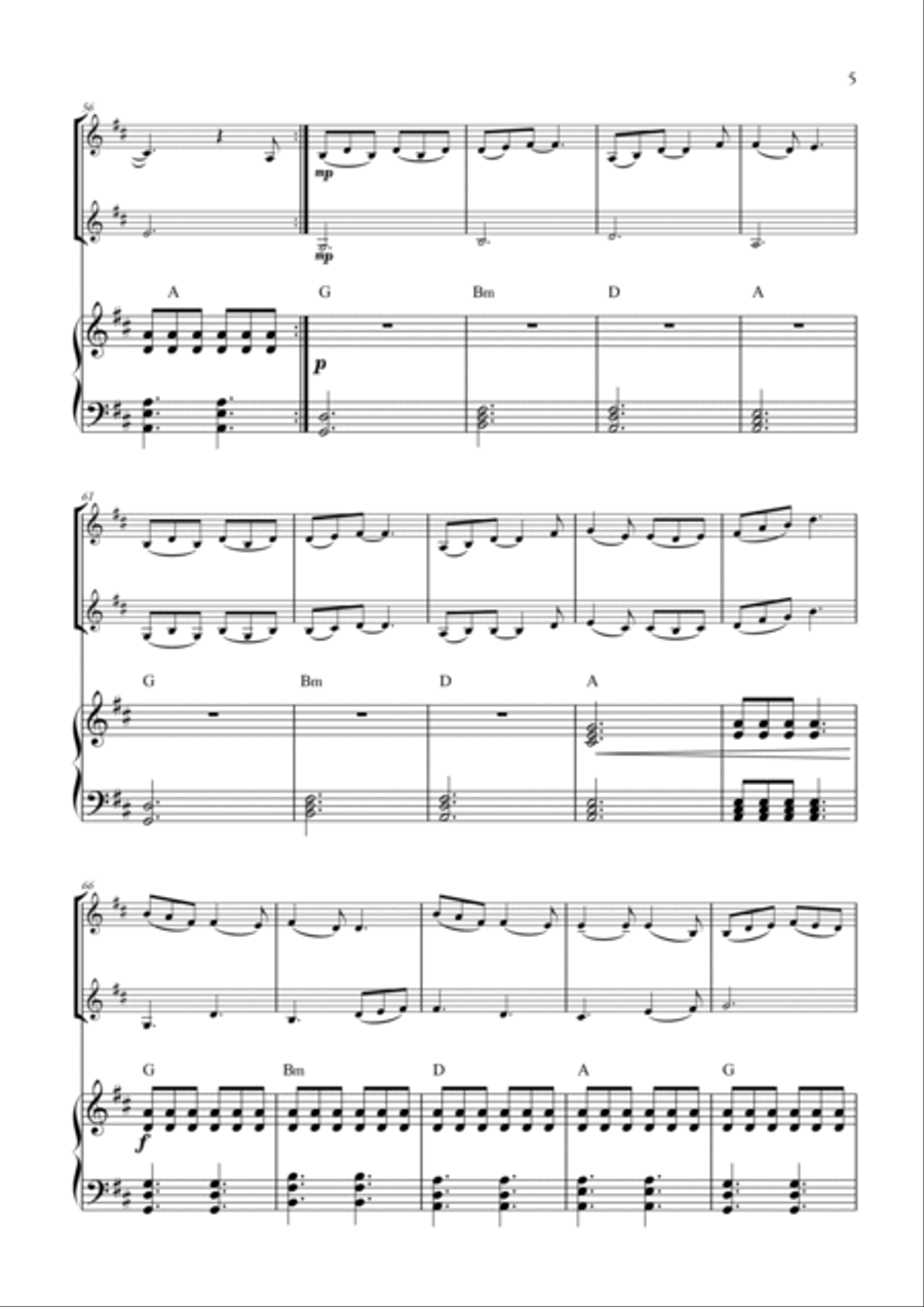 Dandelions Dandelions String Duet scores gallery preview page 5
