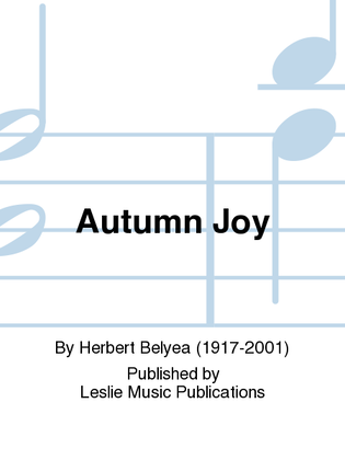 Book cover for Autumn Joy