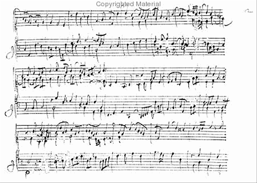 Keyboard works - Parts I & 2. Autograph MS, 1702. Harpsichord scores gallery preview page 2