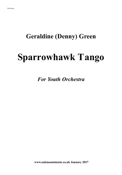 Sparrowhawk Tango. For Youth Orchestra (School Arrangement) image number null
