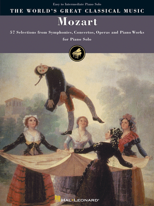 Book cover for Mozart – Simplified Piano Solos
