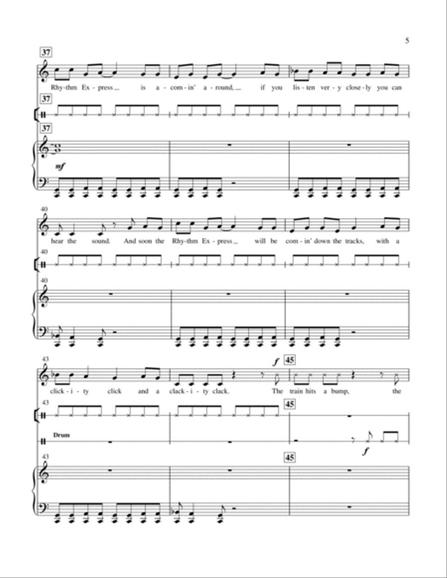 The Rhythm Express The Rhythm Express Choir scores gallery preview page 5