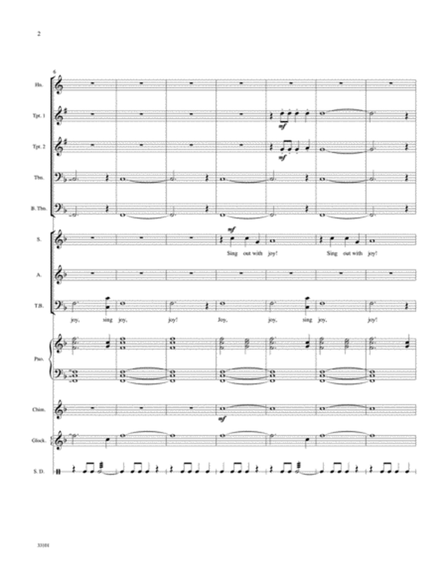 Let Heaven and Nature Sing: Score