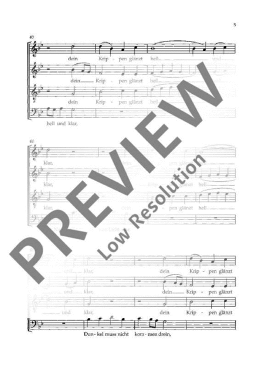 Now come, the gentiles' savior 4-Part scores gallery preview page 6