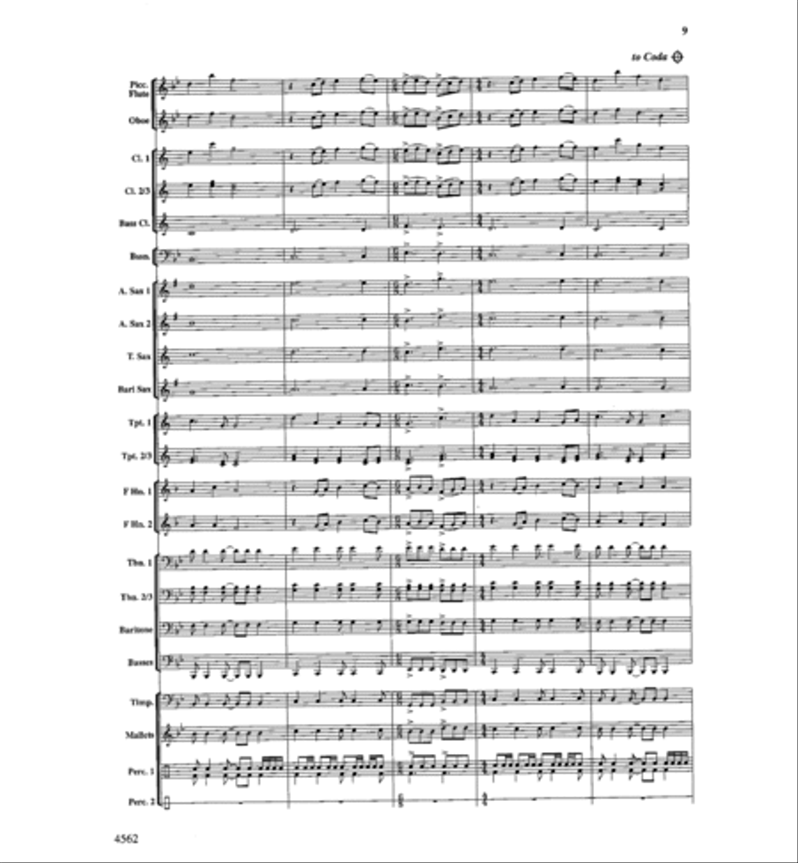 Antecedium Concert Band scores gallery preview page 10