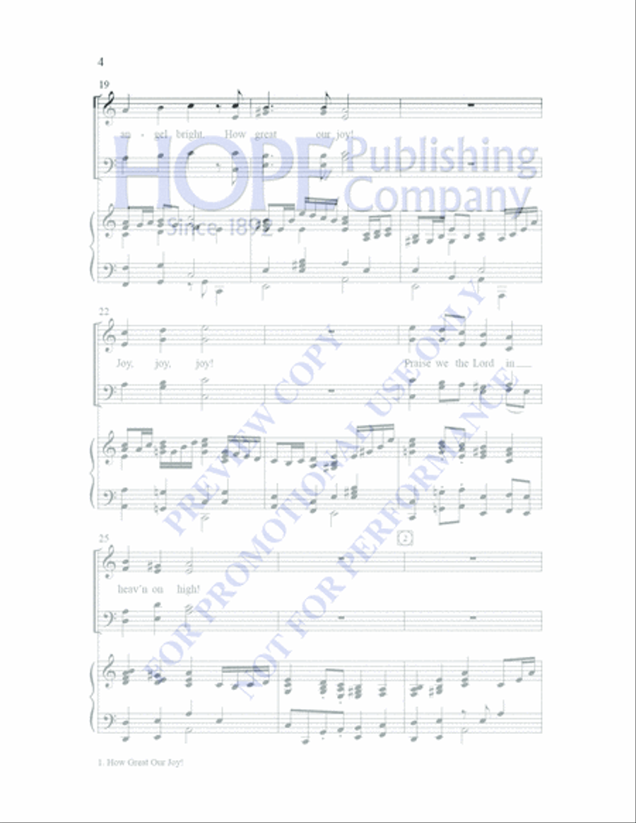 Joy Has Dawned Joy Has Dawned 4-Part scores gallery preview page 10