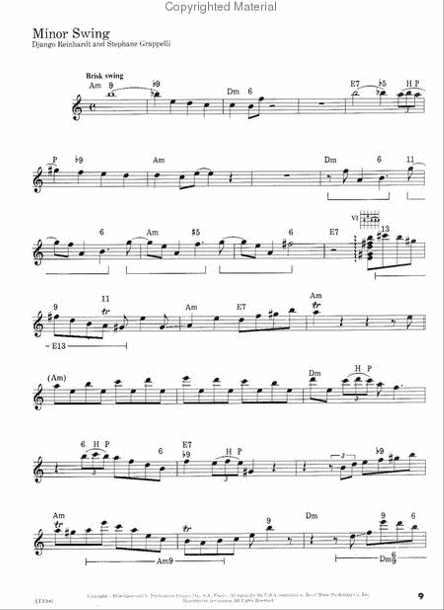 Solo for Jazz Guitar Acoustic Guitar scores gallery preview page 2