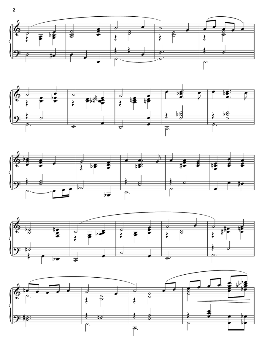The Anniversary Waltz The Anniversary Waltz Piano Solo scores gallery preview page 2