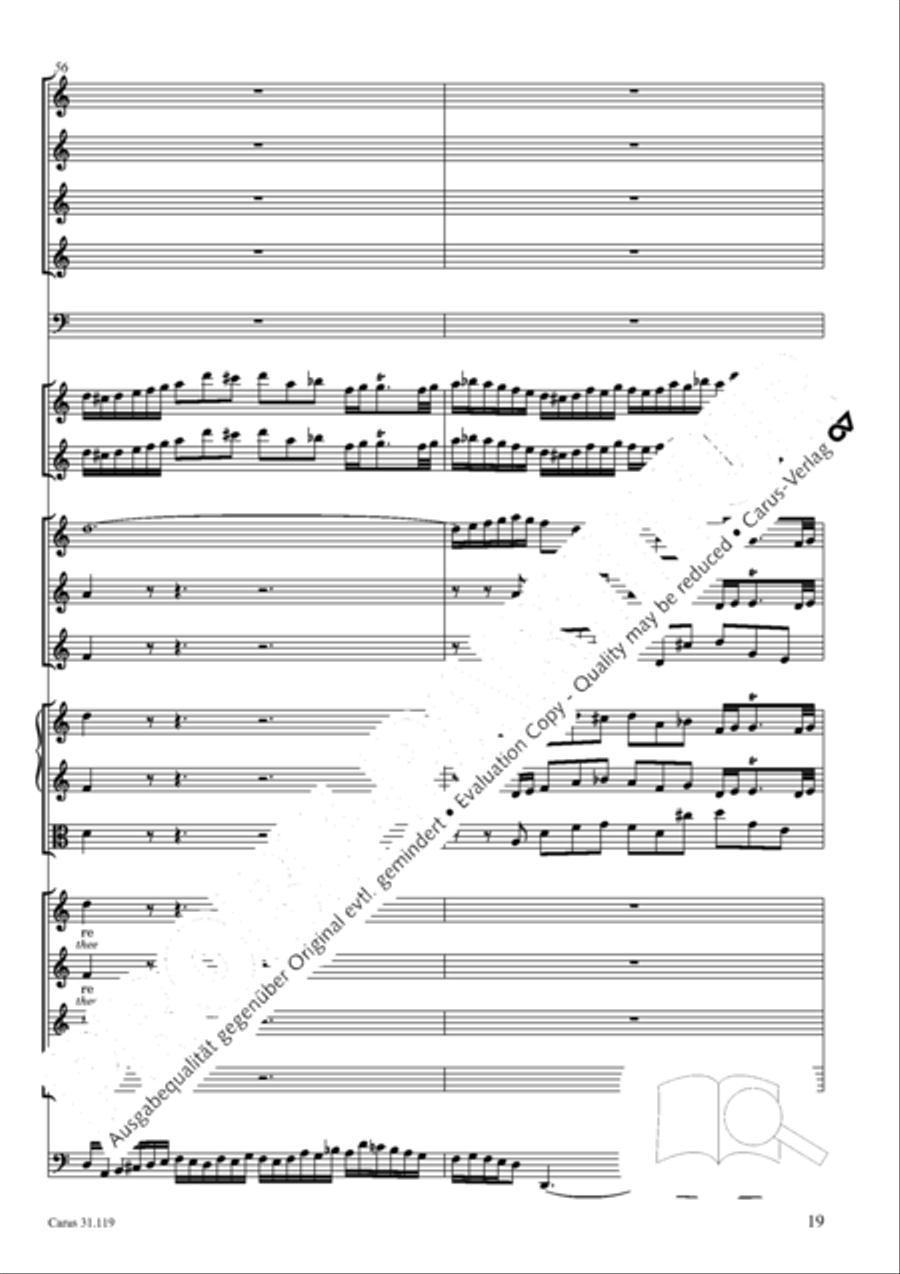 Praise the Lord, O Jerusalem (Preise, Jerusalem, den Herrn) 4-Part scores gallery preview page 20