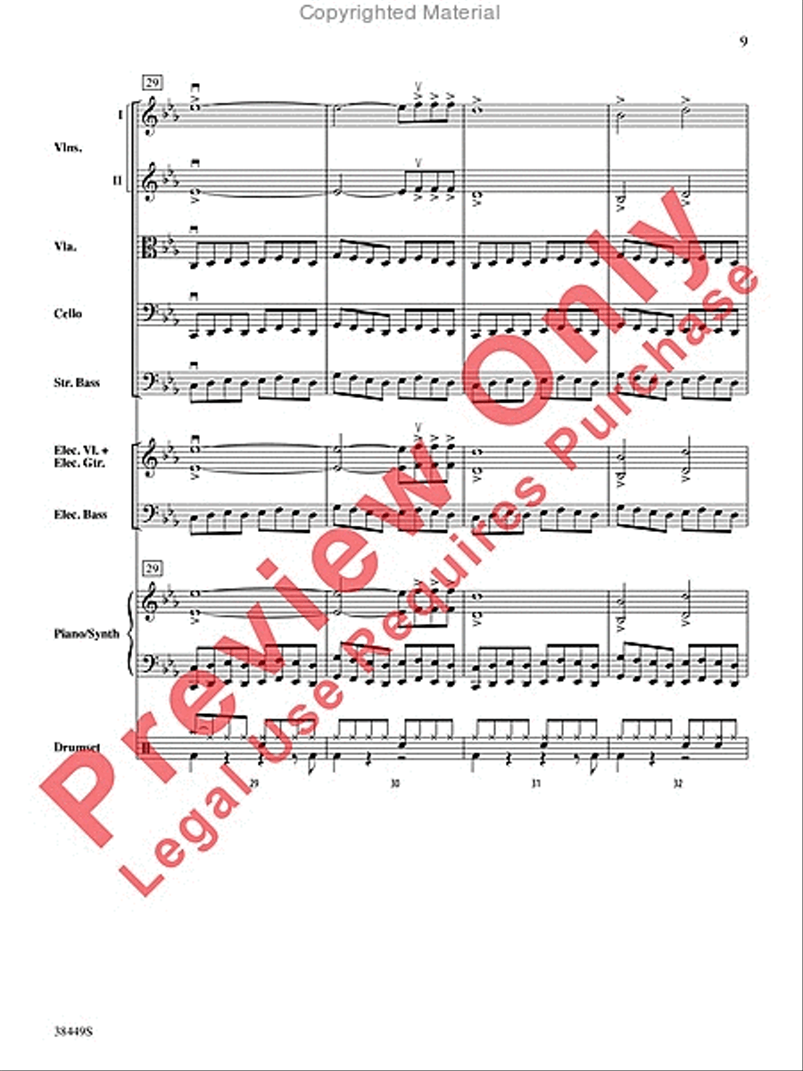 Requiem (The Fifth) String Orchestra scores gallery preview page 10