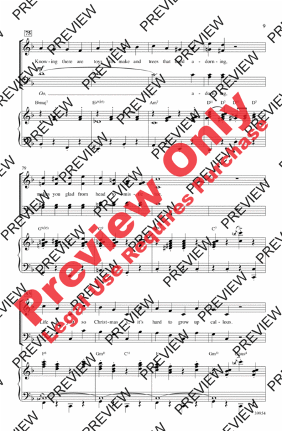 Elf: A Medley from the Broadway Musical - SoundTrax CD (CD only) Choir scores gallery preview page 9